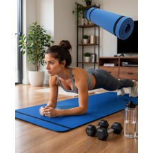 Azrlya 10 mm Egzersiz Matı Yoga Pilates Aerobik Için Kaymaz Doku Esnek Dayanıklı Tasarım