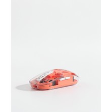 Azrlya Sessiz Tıklamalı Şeffaf Mouse Bluetooth ve USB Uyumlu