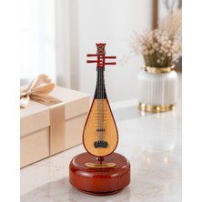 Azrlya Enstrüman Figürlü Melodi Çalan Dekoratif Müzik Kutusu