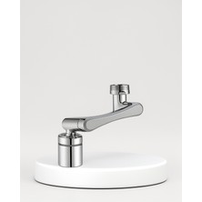 Azrlya Esnek 1080° Musluk Başlığı 3 Eklemli Hareketli Su Modlu Lavabo Aparatı
