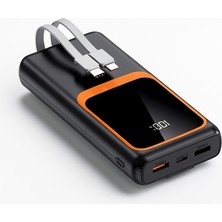 Azrlya Dijital Ekranlı 20.000 Mah Powerbank | 22.5W Hızlı Şarj + Çoklu Bağlantı Seçeneği