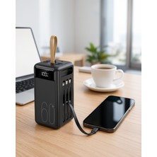 Azrlya Seyahat ve Kamp Için Portatif Güç Kaynağı Powerbank Yeni Nesil