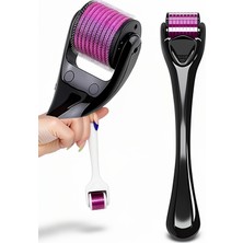 Azrlya 540 Iğneli Derma Roller 1mm Titanyum Uçlu Saç Kaş Serum Kullanımına Uygun