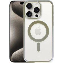 Royaleks Iphone 15 Pro Max Kılıf Erozi Magsafe Kapak - Gri