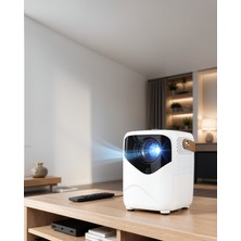 Azrlya Taşınabilir Android Projeksiyon Wifi Destekli 4K Multimedia Tabanlı Ev ve Ofis Tipi
