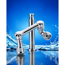 Azrlya Döndürülebilir Musluk Mutfak Banyo Musluk Ucu Başlığı 4 Filtreli