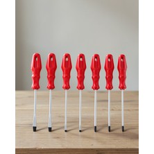 Azrlya Düz ve Yıldız Başlıklı 7li Tornavida Seti Ergonomik Tutma