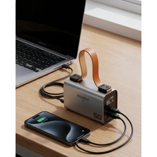 Azrlya 50000 Mah Powerbank Süper Hızlı Şarj LED Dijital Göstergeli Taşınabilir Şarj Cihazı