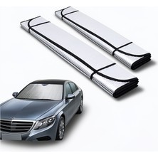 Azrlya Oto Ön Cam Güneşlik Katlanabilir Uv Koruyucu Renault Megane Hyundai I20 Opel Astra Toyota Corolla