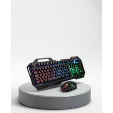 Azrlya PG8018 LED Aydınlatmalı Mekanik Klavye Mouse – Oyunlarda Üstün Performans