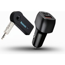 Azrlya Araç Içi Bluetooth Müzik Kiti + Type-C Pd Araç Şarjı Seti