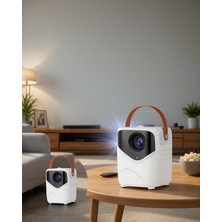 Azrlya Hd Ayaklı Portatif Projeksiyon Cihazı Bluetooth Wifi Akıllı Android Işlemcili Yeni Nesil