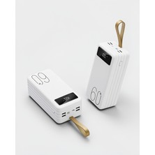 Azrlya Powerbank 60.000 Mah Taşınabilir Şarj Hızlı El Fenerli Dijital Göstergeli