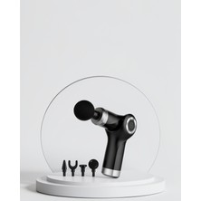 Azrlya Mini Masaj Tabancası 4 Başlık 6 Hız Ayarlı