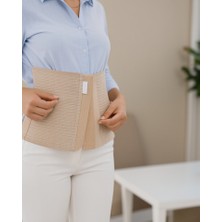 Azrlya Kadın Abdominal Korse 26 cm Karın ve Bel Bölgesi 4 Kademeli Ayarlanabilir Korse