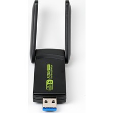 Azrlya Wifi Adaptör Çift Bantlı Kablosuz Wifi Adaptörü