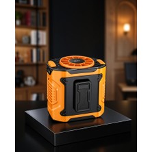 Azrlya Dijital Ekranlı Turbo Mini Fan – 3 Kademeli Hız, Sessiz Çalışma ve Type-C Şarj