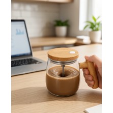 Azrlya Ip6 Su Sızdırmaz Şarjlı Kupa 3D Karıştırma, 400 ml Yeni Nesil