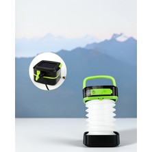 Azrlya Güneş Enerjili LED Lamba Kamp Lambası Katlanabilir Lamba USB Şarjlı