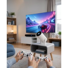 Azrlya Taşınabilir Projeksiyon Cihazı 4K Destekli Wi-Fi Kablosuz Ekran Yansıtma