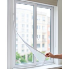 Azrlya Pencere Sineklik Tülü 100X150 cm Çift Taraflı Bant Hediyeli Kesilebilir Tül Sineklik Seti