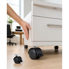 Azrlya Kilitli Mobilya Tekerleği 6 cm 4’lü Kolay Kurulum