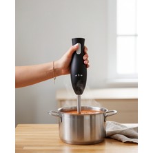 Azrlya Paslanmaz Çelik Blender Ayağına Sahip Ergonomik El Blenderı