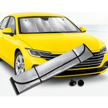 Azrlya Araç Ön Cam Güneş Koruma Isı Önleyici Katlanabilir Model Fiat Egea Honda Civic Ford Focus Dacia Duster