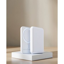 Azrlya Magsafe 15W Kablosuz Hızlı Şarj, Lightning Girişli Taşınabilir Batarya
