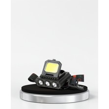 Azrlya Şarjlı LED Kafa Lambası 800 Lumen Cob Xpe Ayarlanabilir Başlıklı