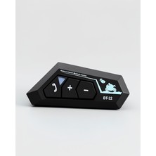 Azrlya Interkom Intercom Kask Kulaklık BT22 Bluetooth Motosiklet Kulaklık 5.0 Bluetooth