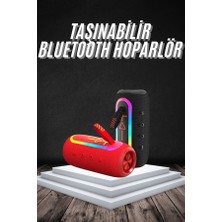 Azrlya Bluetooth Hoparlör USB Şarjlı Uzun Pil Ömrü Android ve Ios Uyumlu Renkli