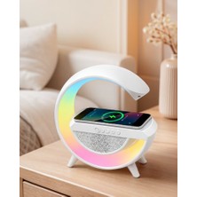 Azrlya Kablosuz Şarjlı Bluetooth Hoparlör ve Gece Lambası – Nfc, Fm Radyo, Rgb Işık