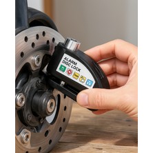 Azrlya 110 Db Alarm Disk Kilidi Motosiklet Scooter Bisiklet Güvenlik Yeni Nesil