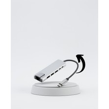 Azrlya Macbook Pro/air Uyumlu USB Type-C 8 In 1 Hub Dönüştürücü Çevirici Çoklayıcı USB Hdmı Micro Sd 8 Girişli