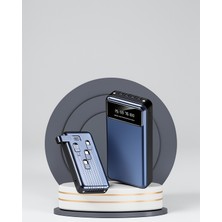 Azrlya Hızlı Şarj Özellikli 20.000 Mah Dijital Göstergeli USB Girişli Android ve Ios Uyumlu Powerbank
