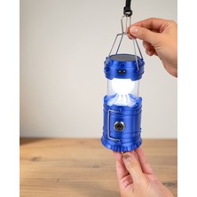 Azrlya Güneş Enerjili Katlanabilir Kızaklı Kamp Feneri – USB Şarjlı, Çok Yönlü ve Dayanıklı Tasarım