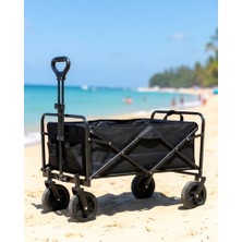 Azrlya Katlanır Kamp ve Plaj Arabası Büyük Kapasiteli Taşıma Vagonu