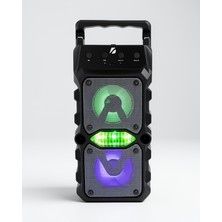 Azrlya Taşınabilir Kablosuz Bluetooth Hoparlör Uzun Pil Ömrü LED Işıklı