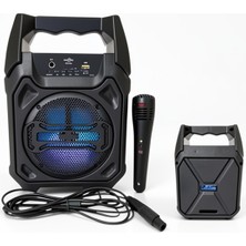 Azrlya Güçlü ve Şarj Edilebilir Bluetooth Hoparlör 6.5 Inç