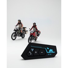 Azrlya Interkom Intercom Kask Kulaklık BT22 Bluetooth Motosiklet Kulaklık 5.0 Bluetooth