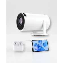 Azrlya 130 Inç Geniş Ekran ve 4K Destekli Full Hd Projeksiyon Cihazı