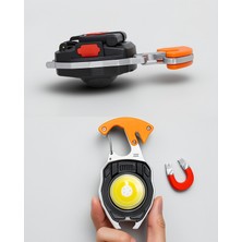 Azrlya Çok Işlevli Acil Durum Işığı USB Şarjlı Cep Feneri 7 Farklı Mod