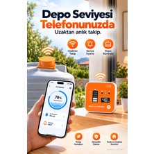 Generic Wifi Ekranlı Akıllı Su Seviyesi Ölçer (Fonri, Tuya, Smart Life, Google Assistant, Amazon Alexa Destekli)