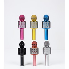 Azrlya Kablosuz Bluetooth Karaoke Mikrofon USB ve Aux Girişli, Yüksek Ses Kalitesi