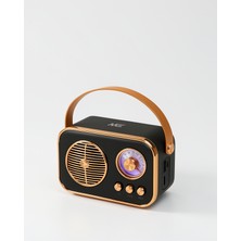 Azrlya Klasik Retro Radyo – Bluetooth Destekli, Fm Özellikli Şarjlı Hoparlör