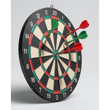 Azrlya Kaliteli Ahşap 15 Inç Dart Tahtası Kolay Montajlı 4 Ok