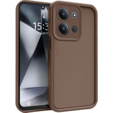 Royaleks Redmi 15C 4g Viera Silikon - Kahverengi