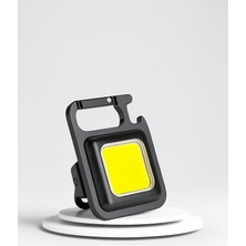 Azrlya Işıldak USB Şarjlı Cep El Feneri Taşınabilir Mini LED Işık Çok Fonksiyonlu