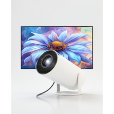 Azrlya 130 Inç Geniş Ekran ve 4K Destekli Full Hd Projeksiyon Cihazı